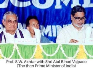 Prof. S.W. Akhtar with Dr. A.P.J. Abdul Kalam