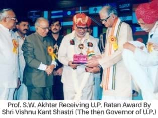 Prof. S.W. Akhtar with Dr. A.P.J. Abdul Kalam