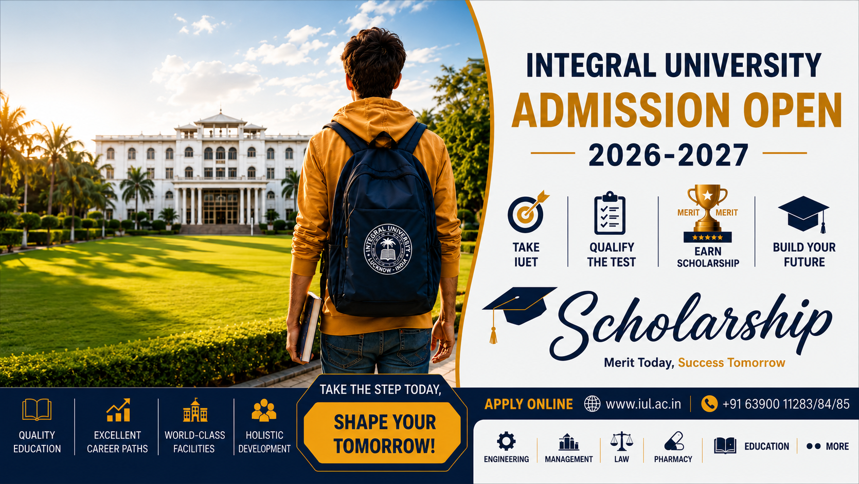 B.Tech CSE Data Science and Artificial Intelligence course admission 2026 at Integral University Lucknow